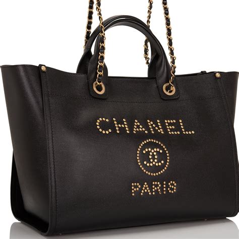 black chanel star bag|large Black Chanel tote bag.